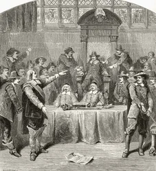 Eliot verteidigt die Rechte des Unterhauses, aus 